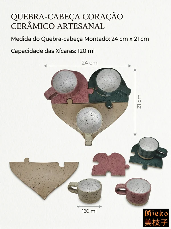 R$ 300 (PIX) R$ 330 (CARTÃO) Quebra CabeçA CoraçãO